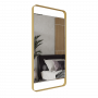 Зеркало в металлической золотой раме Картер