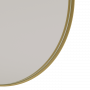 Круглое зеркало в золотой металлической раме Мирада D101 см