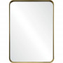 Зеркало в золотой металлической раме Айрон