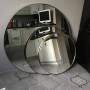 Круглое зеркало в латунной раме Кингхэм