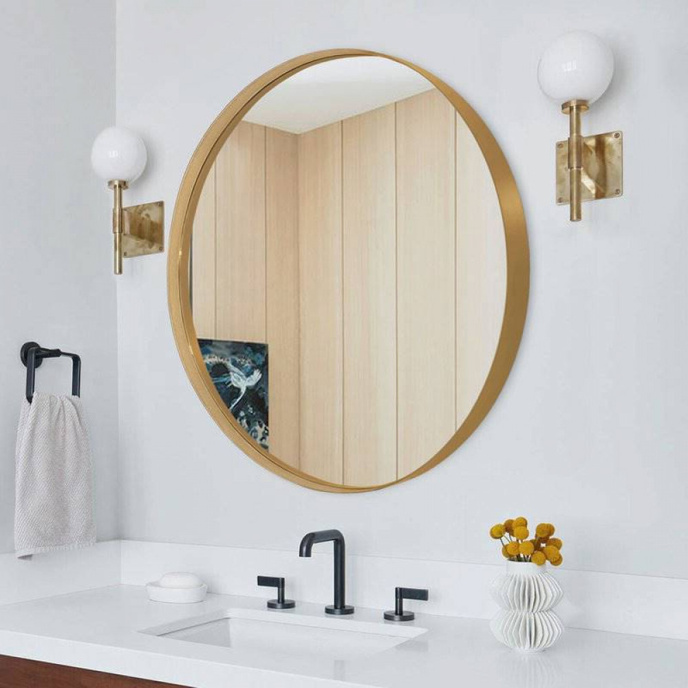 Круглое зеркало: идеальный аксессуар для дома и офиса [Сделай сам sdelai-sam]