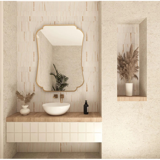 Зеркало в золотой раме в итальянском стиле Магнет