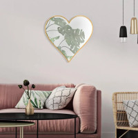 Зеркало в форме сердца в раме MM023