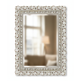 Зеркало с фацетом в белой деревянной декоративной раме Пацифик 005 Зеркало с фацетом в белой деревянной декоративной раме Пацифик 005