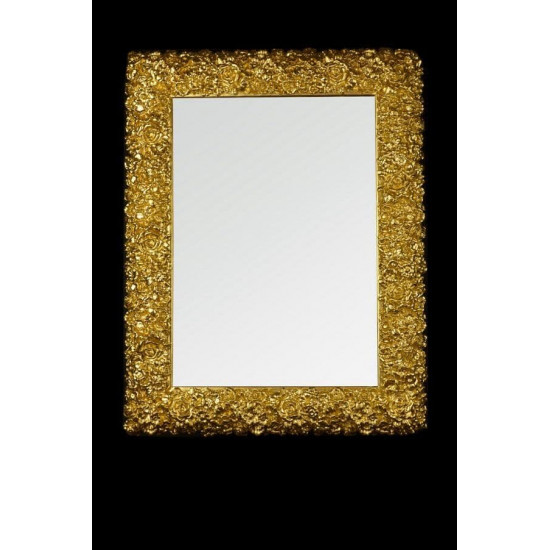 Зеркало прямоугольное в золотом багете «Роан» 