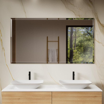 Настенное зеркало с широким прямоугольным фацетом AF020