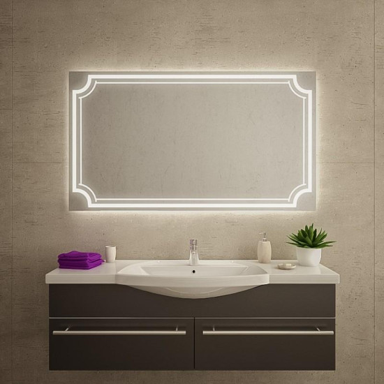 Зеркало с LED-подсветкой Ирис 001