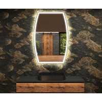 Зеркало неправильной формы с передней и задней фоновой подсветкой Дейн-2