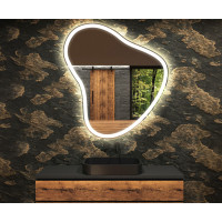 Зеркало Капля с фронтальной и задней подсветкой Модель 6