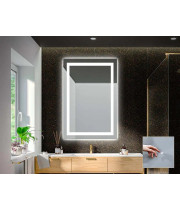 Настенное зеркало с фронтальной и задней контурной подсветкой AF010