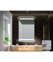 Зеркало с LED подсветкой по верхнему и нижнему краю AF012