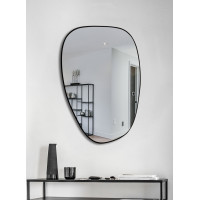 Фигурное зеркало абстрактной формы в раме ASM028