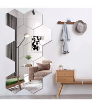 Зеркальное панно из шестиугольных элементов Дарио