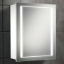 Зеркальный шкаф в ванную навесной с LED-подсветкой «Оттава» 50