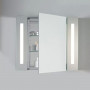 Зеркальный шкаф в ванную навесной с подсветкой «Сиена» 80
