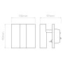 Светильник для чтения Enna Square Switched LED 1058024
