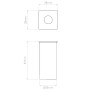 Грунтовый светильник Terra Square 28 LED 1201004