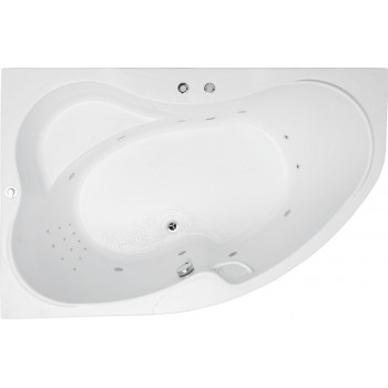 Акриловая ванна Aquanet Capri 170x110 L (г/м, сп/м, к/б, н/м)