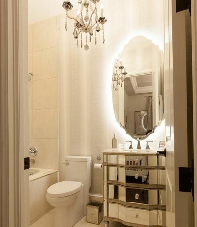 Зеркальный потолок в ванной комнате: виды, фото, видео обзор - цены и отзывы