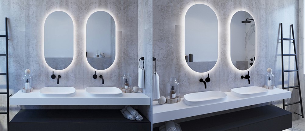 Как повесить зеркало в ванной: 3 основных способа