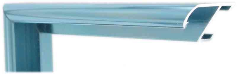 Голубой алюминиевый профиль